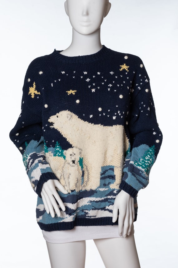 Vintage Design Options Polar Bear Christmas Winter