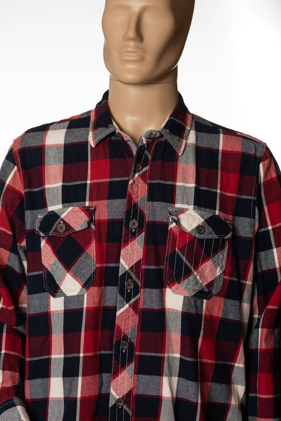 Vintage Roebuck & Co Flannel Button Down Shirt - Gem