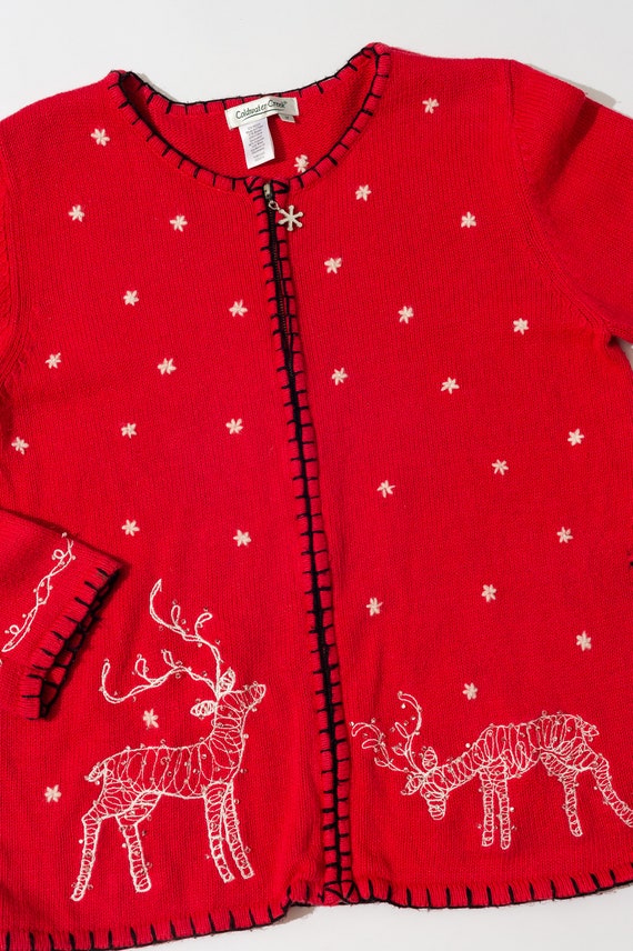 Vintage Christmas Sweater by Coldwater Creek Ugly… - image 2