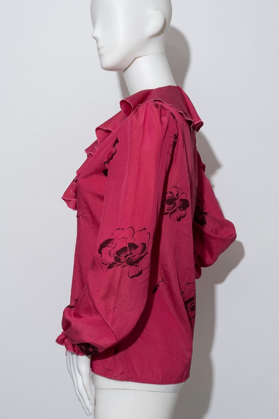 Vintage Isabelle Creation Raspberry Blouse - image 6