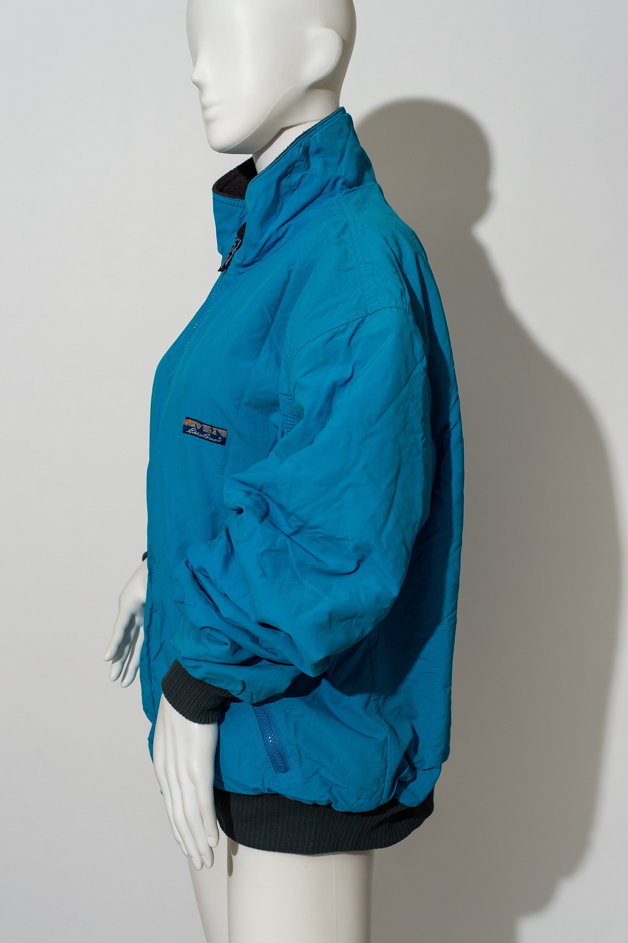 Vintage Blue Eddie Bauer Bomber Jacket - Etsy