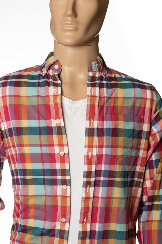 Plaid J Crew Button Down Shirt