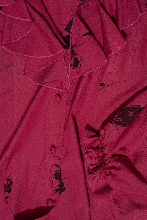 Vintage Isabelle Creation Raspberry Blouse - image 3