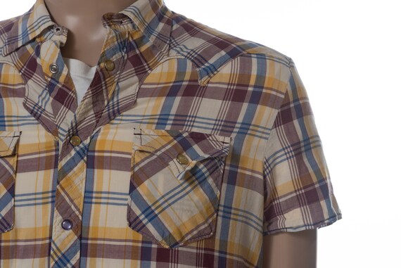 Diesel Western Style Snap Front Shirt - image 3