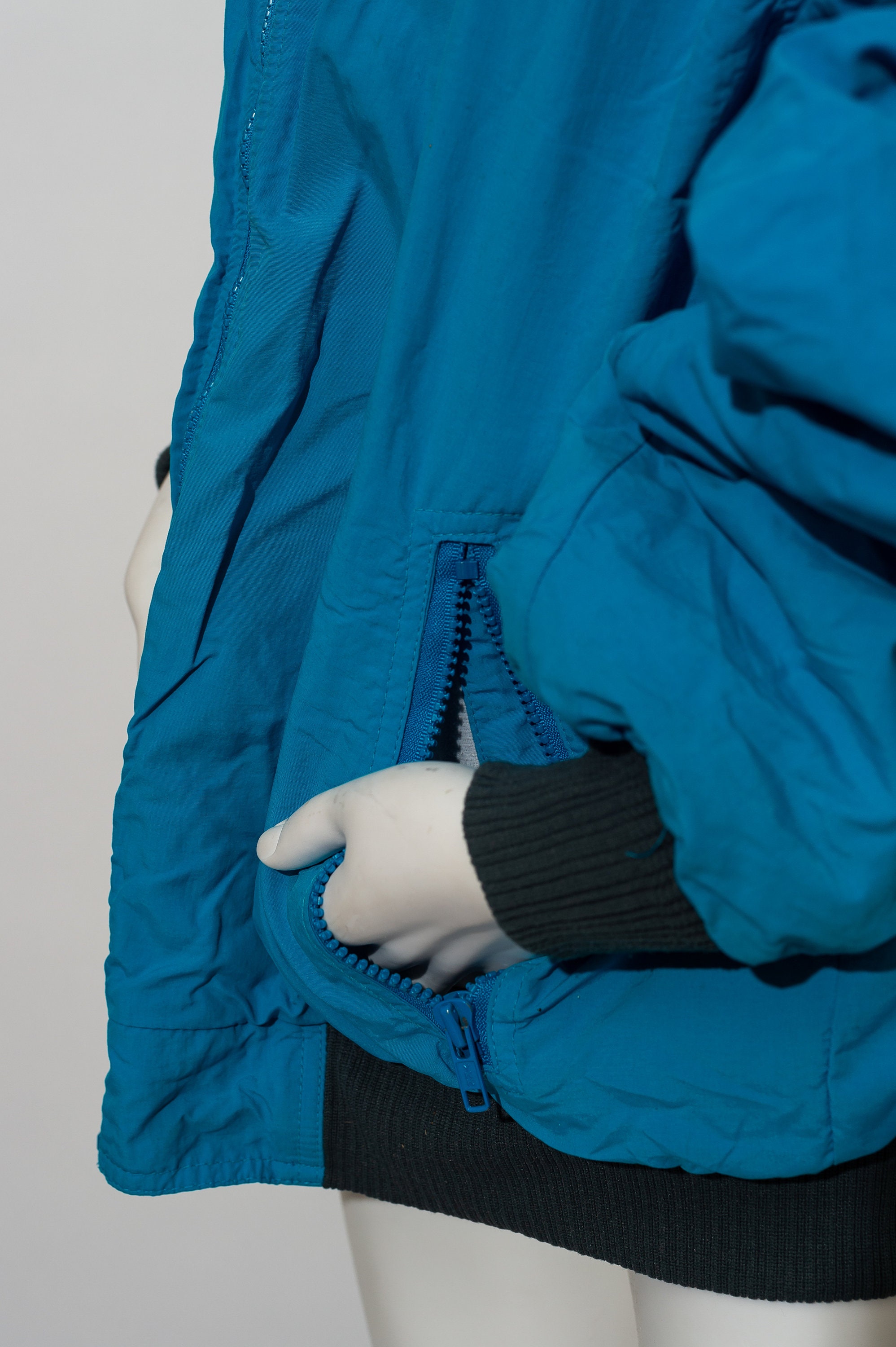 Vintage Blue Eddie Bauer Bomber Jacket - Etsy