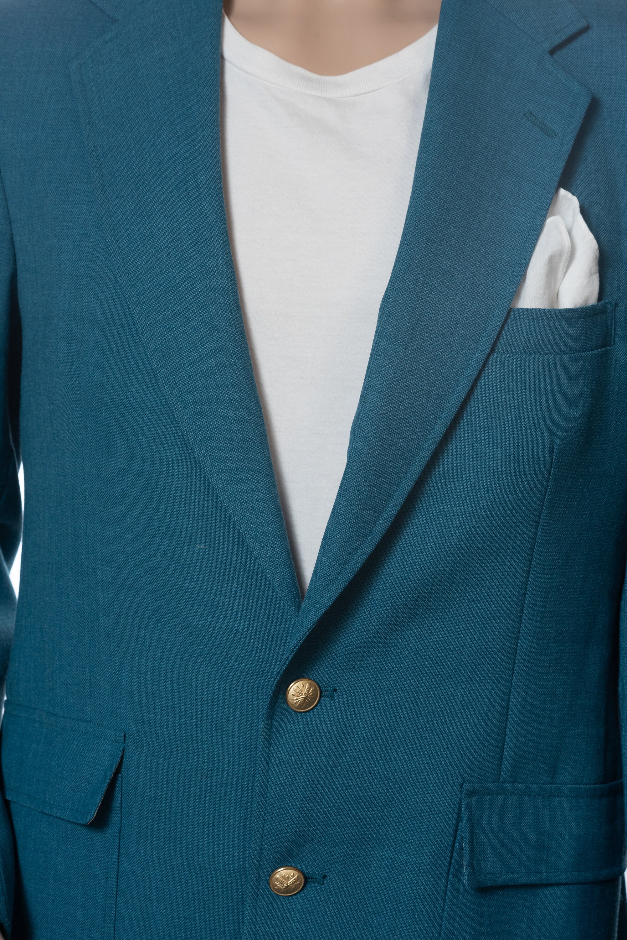Vintage Peacock Blue Bay Traditionals State Blazer - Etsy