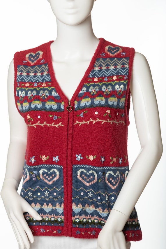 Vintage Koret City Blues Petite Sweater Vest