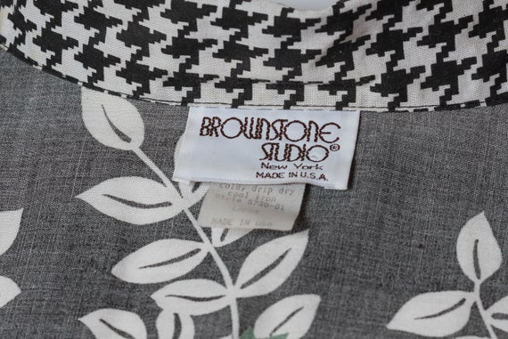Vintage Brownstone Studio Dress, Houndstooth and … - image 6