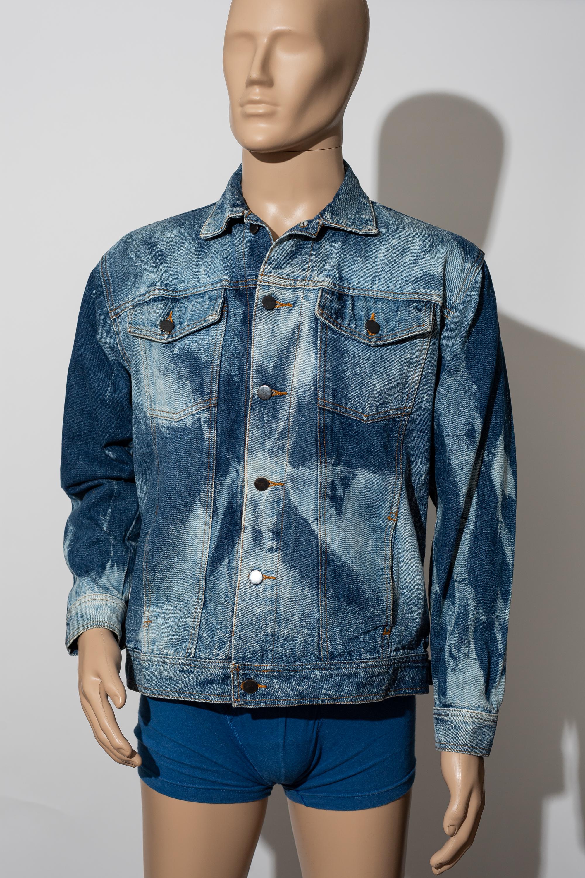 Vintage Tie-dyed Denim Jean Jacket - Duck Head - Acid Wash - Etsy