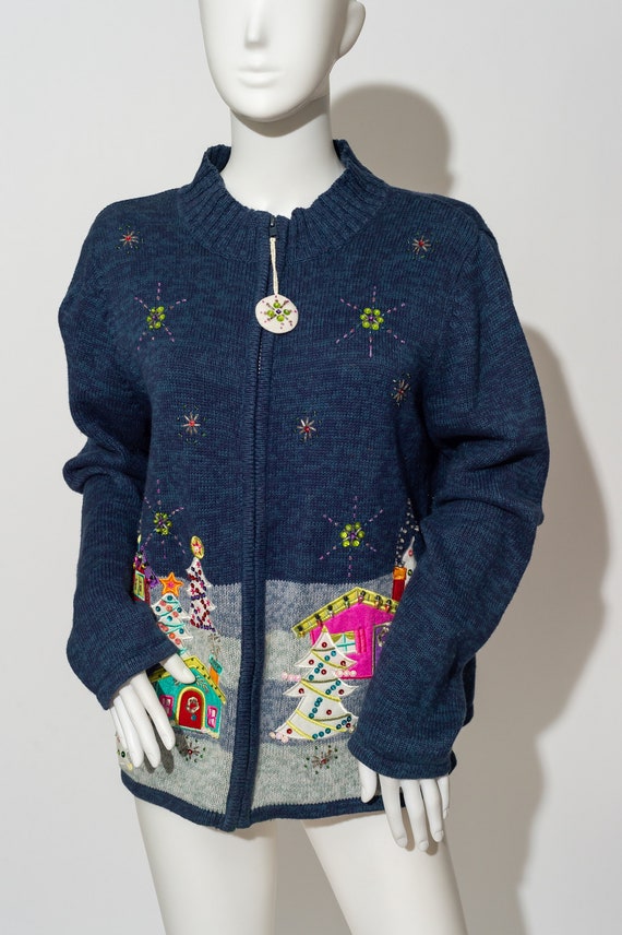 Vintage Tiara Cardigan Sweater Gem vintage-tiara-cardigan-sweater-gem