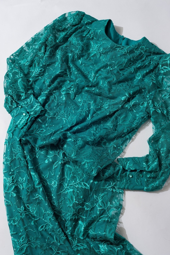 Vintage Teal Lace Bodysuit - Gem