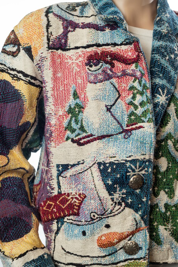 Frosty The Snowman Tapestry Jacket by Painted Pon… - image 4