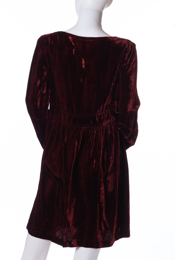 Hugo Buscati Velvet Babydoll Dress - image 6