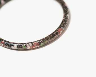 Vintage Cloisonné Bangle Bracelet