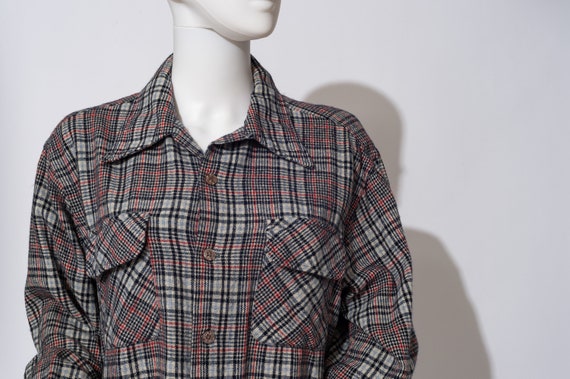 Vintage JC Penney Plaid Button Down - image 4