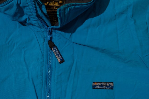 Vintage Blue Eddie Bauer Bomber Jacket - image 5