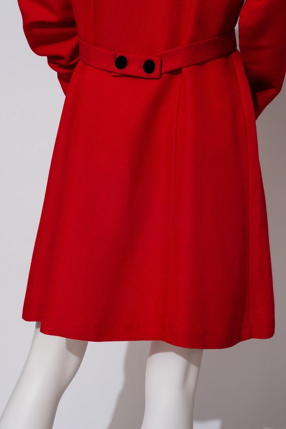 Vintage Scarlett Red Jacket Dress - image 9