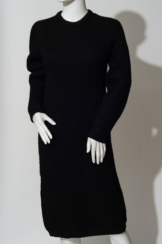 Vintage Pacific Classic Black Sweater Dress - image 1