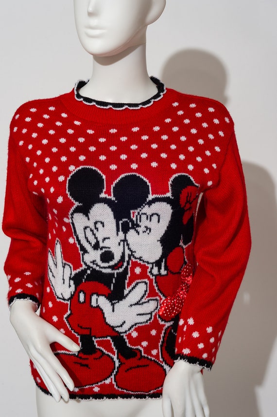 Vintage Mickey For Kids Red and White Mickey & Mi… - image 4