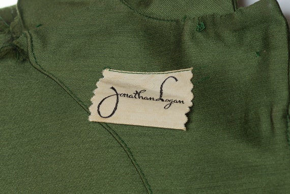 Amazing Vintage Green Dress by Jonathan Logan - image 10