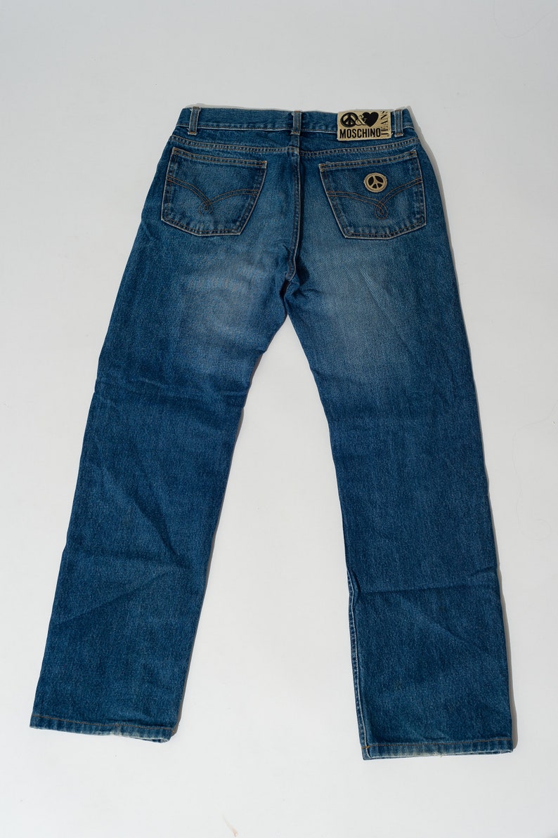Vintage Moschino Jeans Graphic Print Jeans Size W26