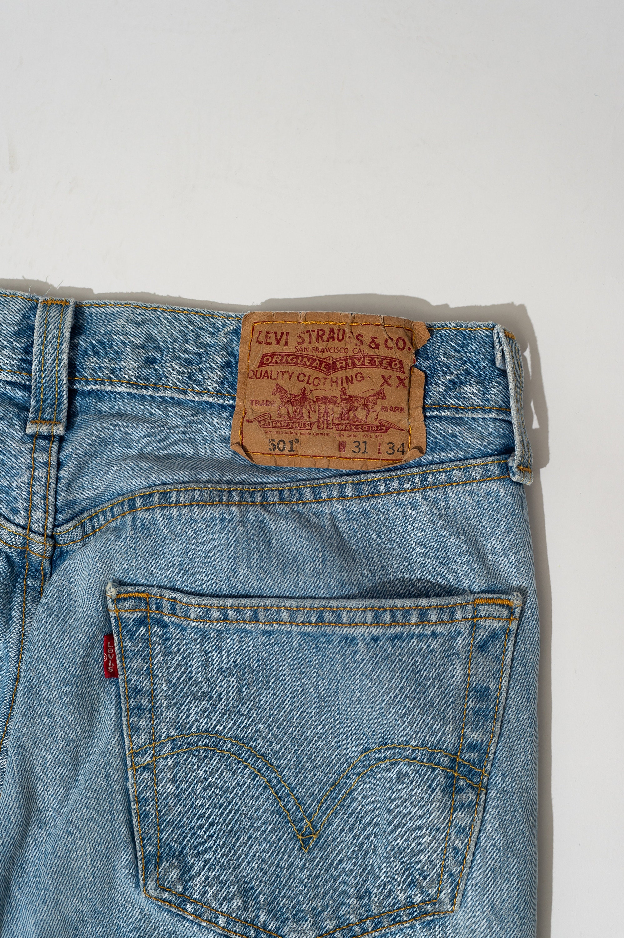 Vintage Wide Leg Levi Strauss & Co 501 Jeans - Etsy