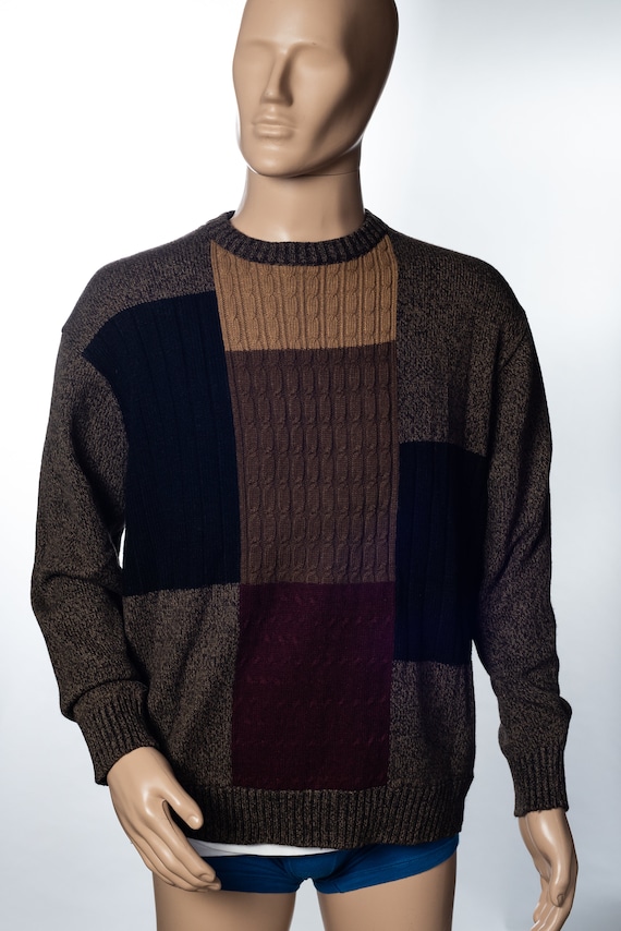 Vintage Munsingwear Patchwork Sweater 