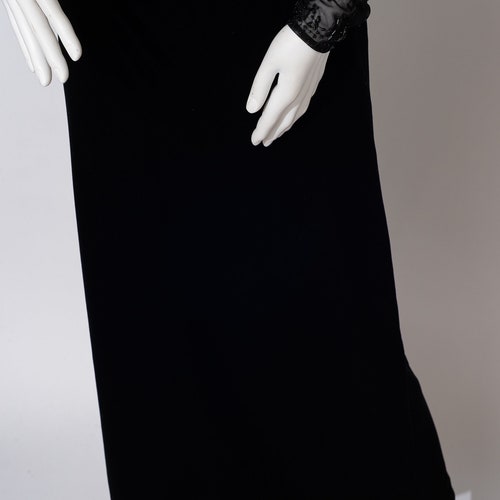 Gorgeous Vintage JR Nites by shops Caliendo Petite Black Dress