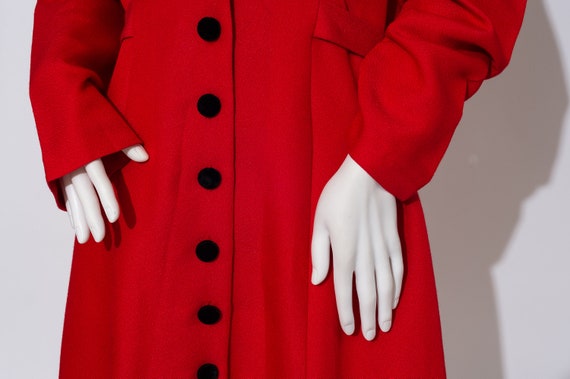 Vintage Scarlett Red Jacket Dress - image 4