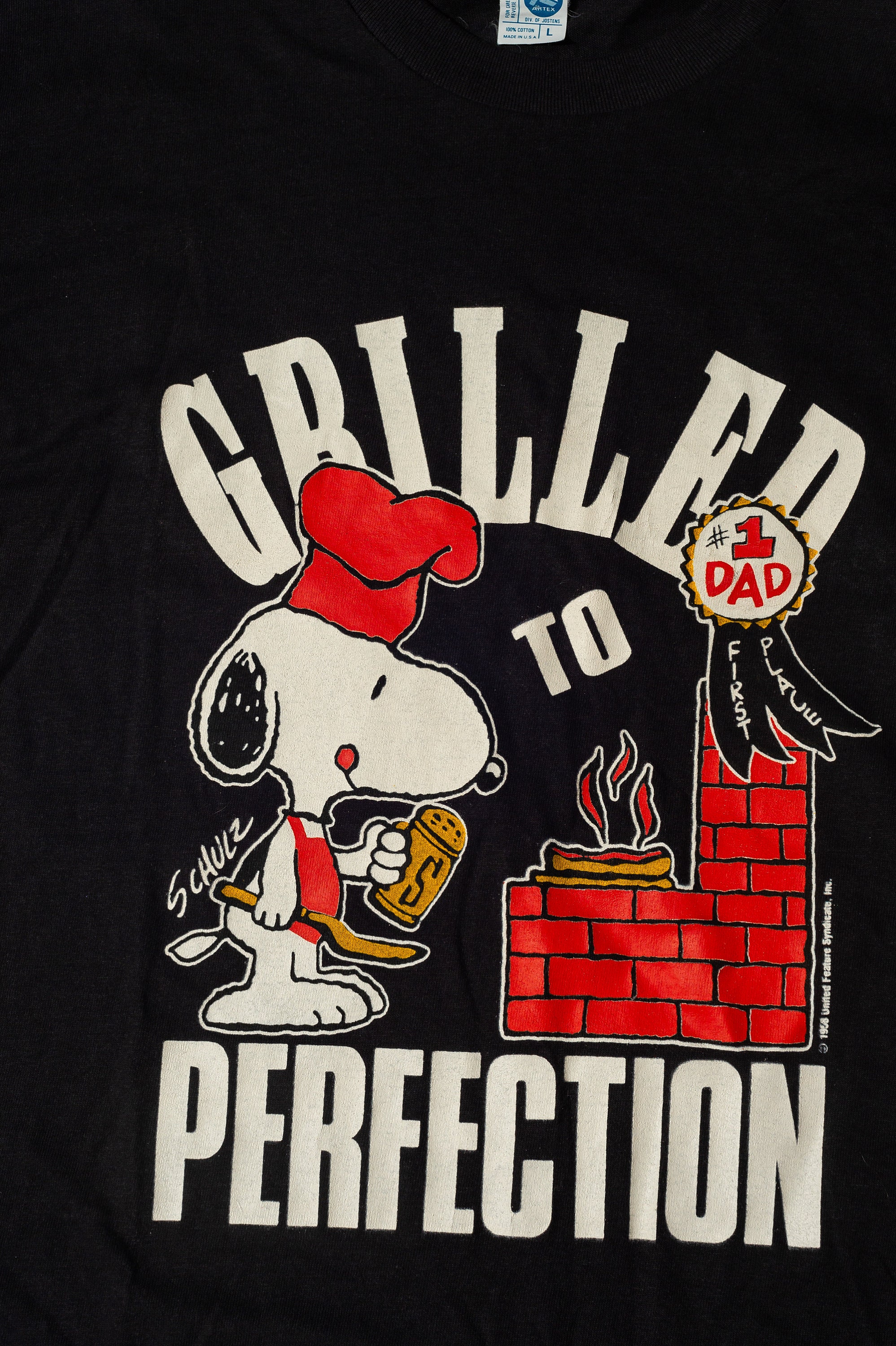 Vintage Artex Snoopy Grilled to Perfection T-shirt - Etsy