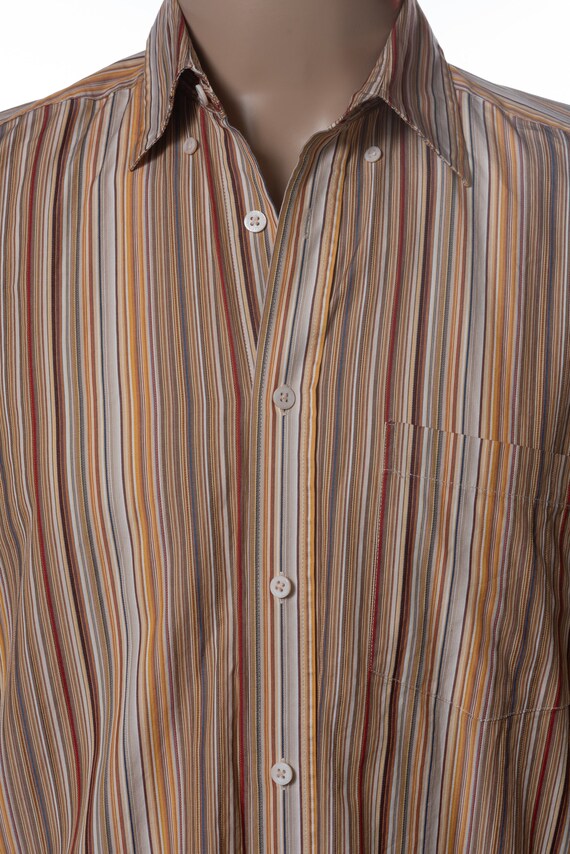 Bugatchi Uomo Striped Button Down Shirt - image 2