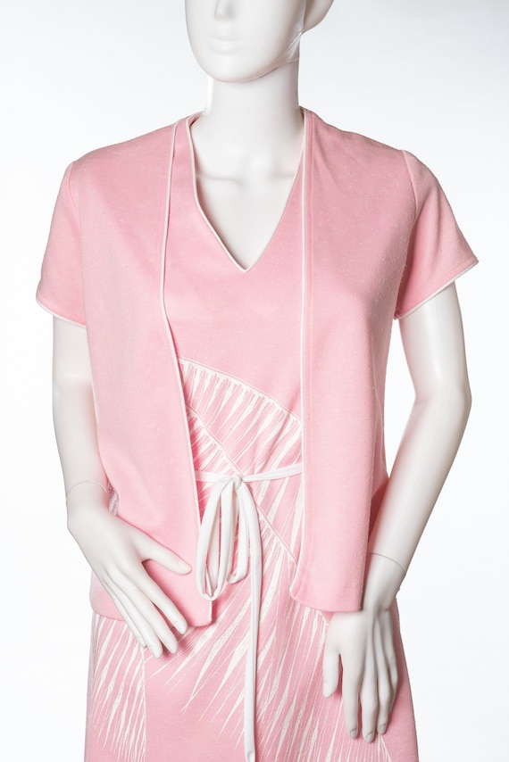 Vintage Alfred Shaheen Dress and Jacket Set - image 1