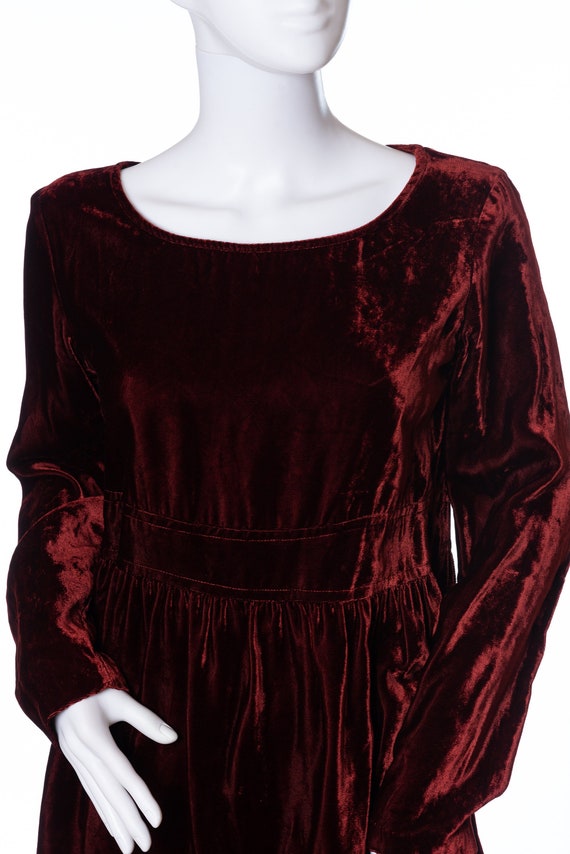 Hugo Buscati Velvet Babydoll Dress - image 1