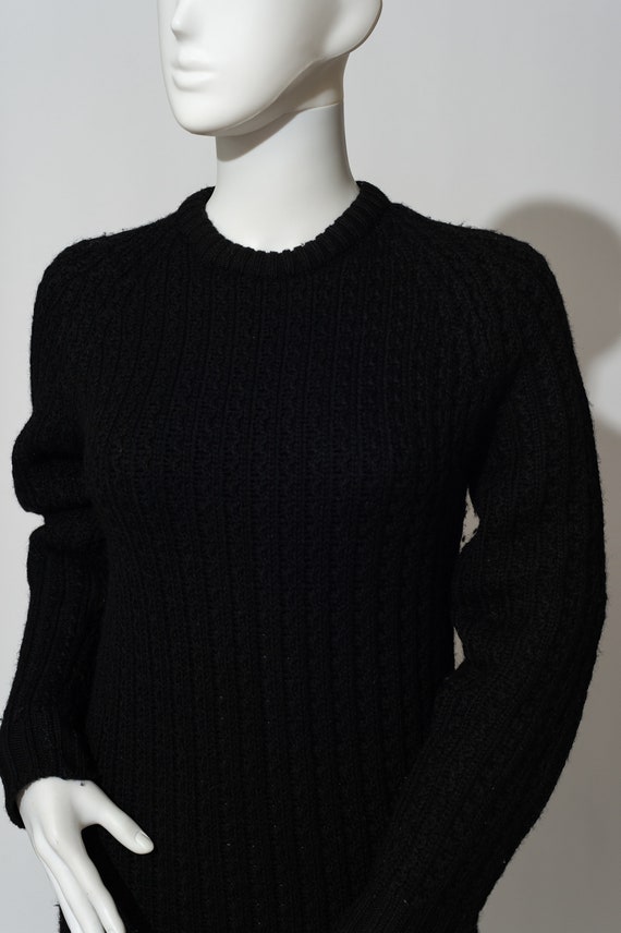 Vintage Pacific Classic Black Sweater Dress - image 4