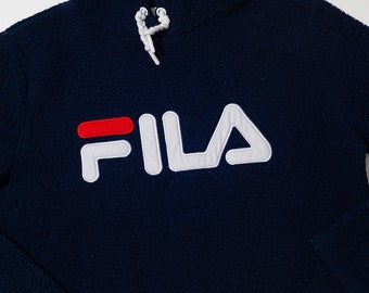 Vintage Fila hoodies fleece