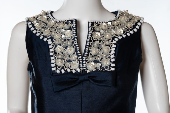 Vintage Navy Blue Dress by Dynasty - image 1