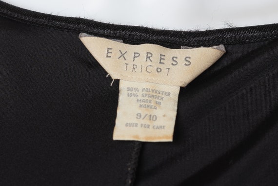 Express black velvet dress clearance