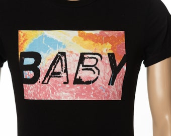 St Laurent Baby Graphic T-shirt - Etsy Israel