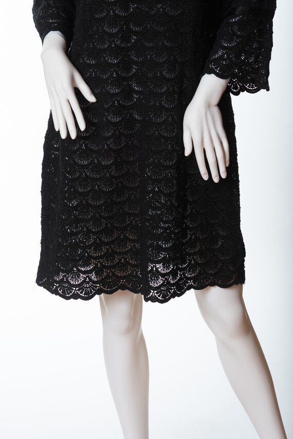 Belle robe noire dentelle online