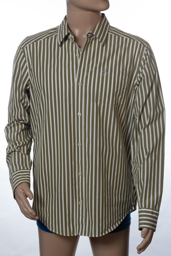 Original Penguin by Munsing Wear Striped Button Do