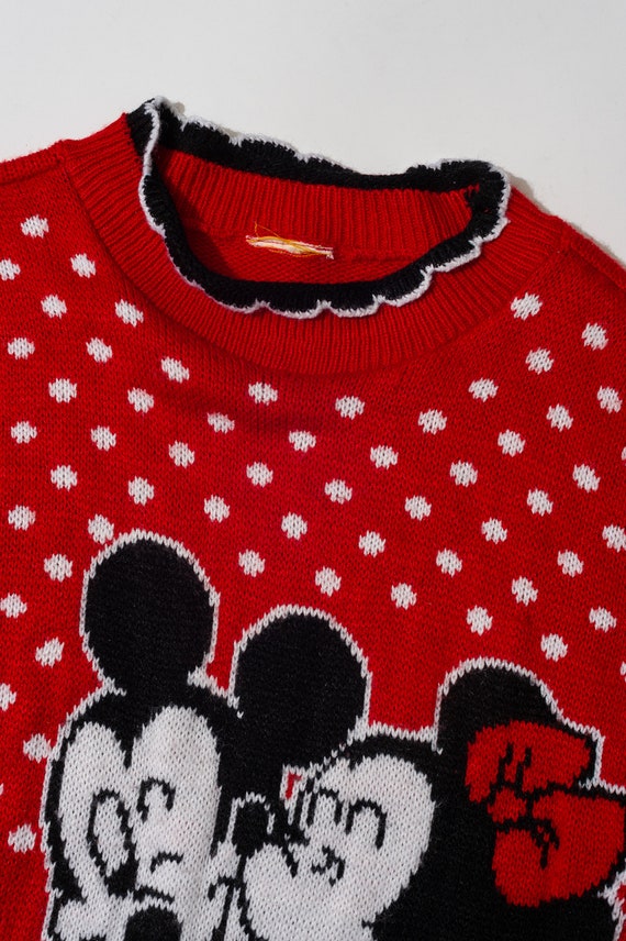Vintage Mickey For Kids Red and White Mickey & Mi… - image 3