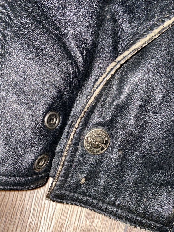 Amazing Vintage Wilson Leather Biker Jacket - image 10