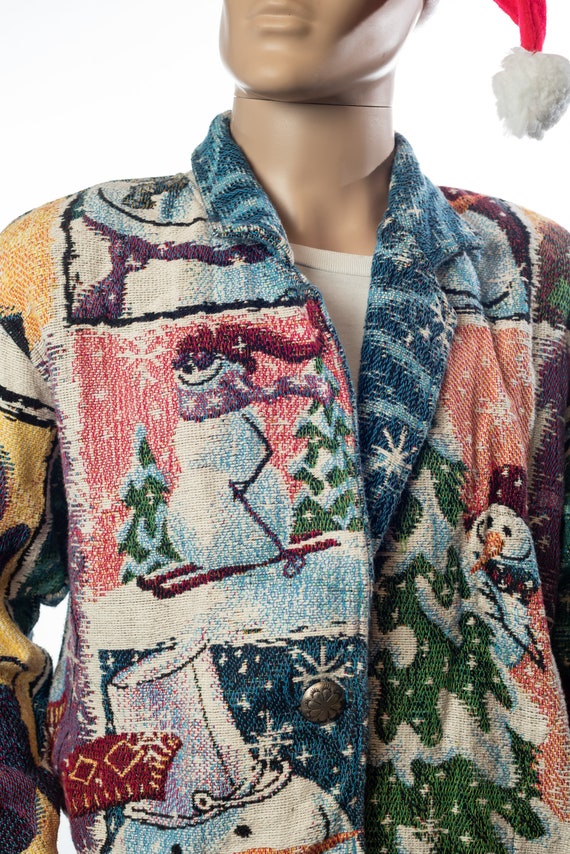 Frosty The Snowman Tapestry Jacket by Painted Pon… - image 1