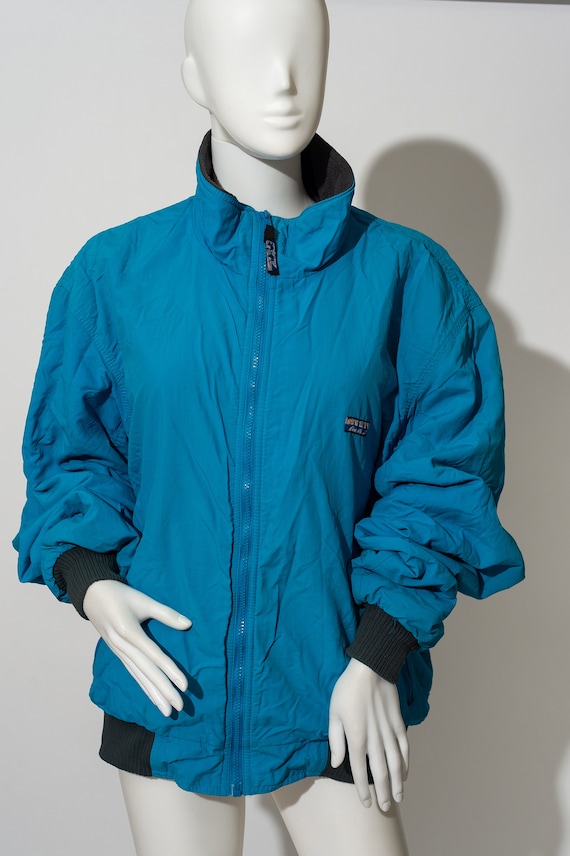 Vintage Blue Eddie Bauer Bomber Jacket - image 1