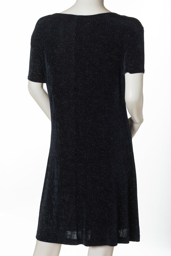 Maggy London Sparkly Navy Dress - image 6