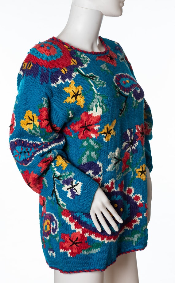 Vintage Heirlooms Hand Knit Sweater - image 5