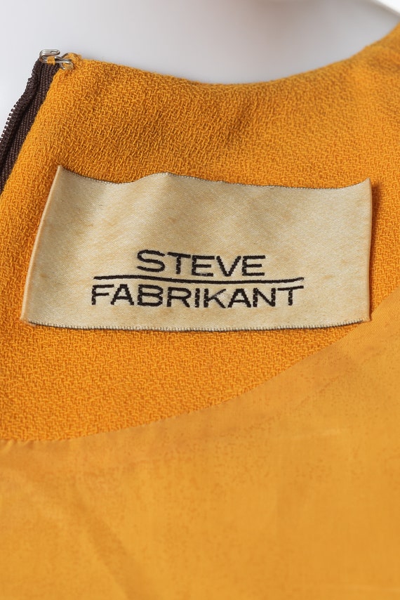 Vintage Steve Fabrikant Vibrant Color Block Dress - image 9