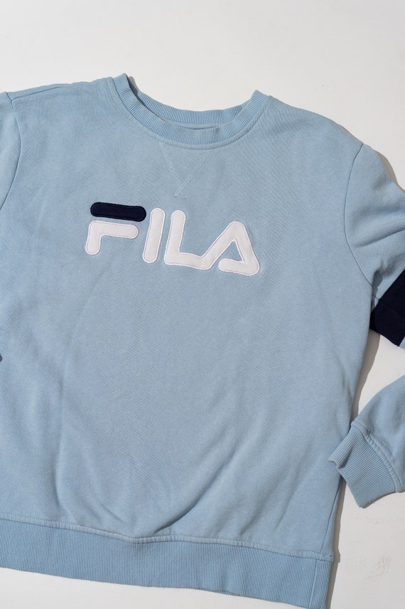 Vintage Blue Fila Sweatshirt