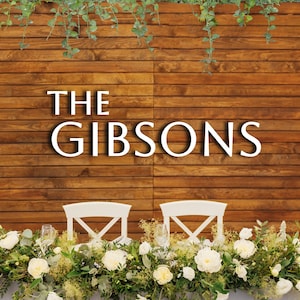 Custom Name Wood Sign Cut Out, 3D Custom Wood Name Sign for Wedding Reception, Wedding Backdrop Sign, Custom Cut Made Word Sign, Name Sign