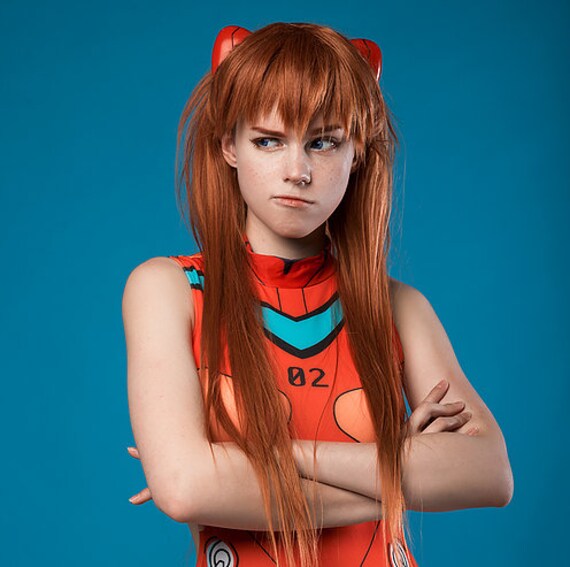 Asuka Langley Cosplay Wig Etsy